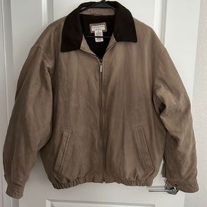Super soft suede men’s jacket